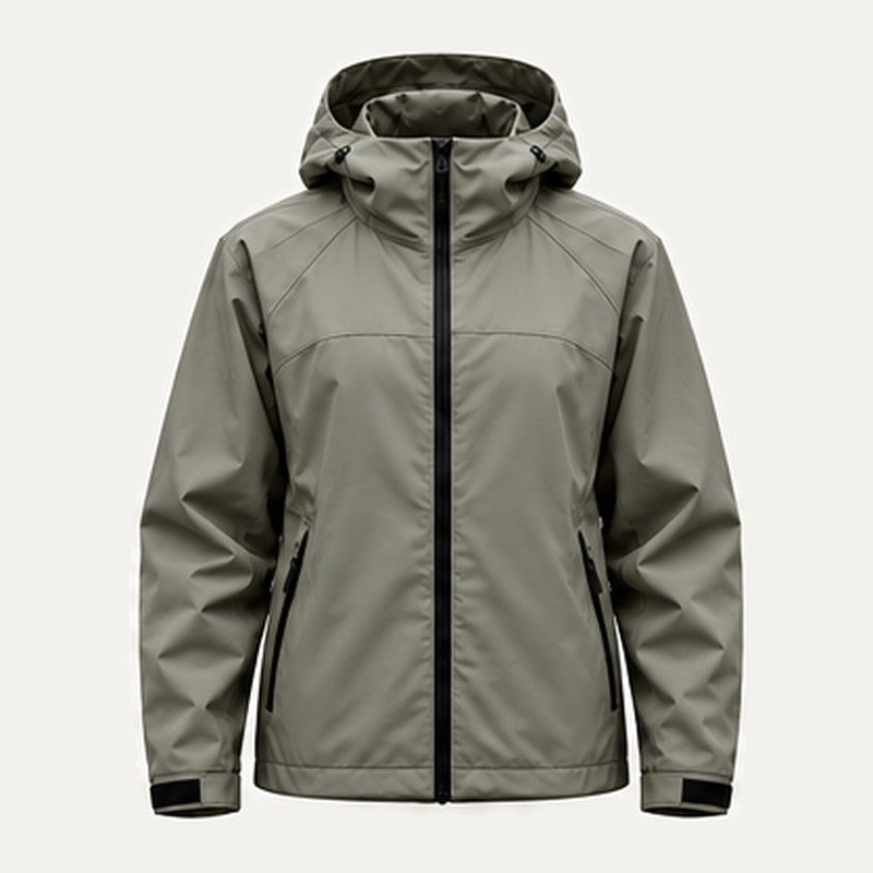 Storm Shell — Crocodile, Sage Gray — dry