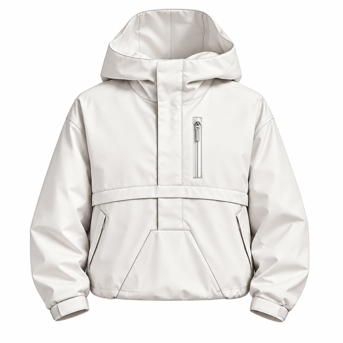 Storm Shell — Winter Anorak, Frost Ivory — dry