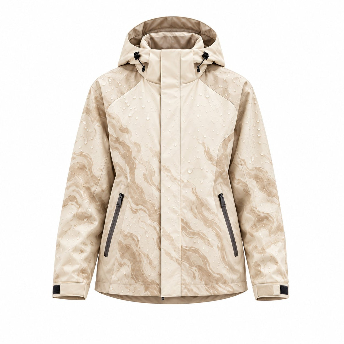 Storm Shell — Maine Coon, Cream — wet, print revealed