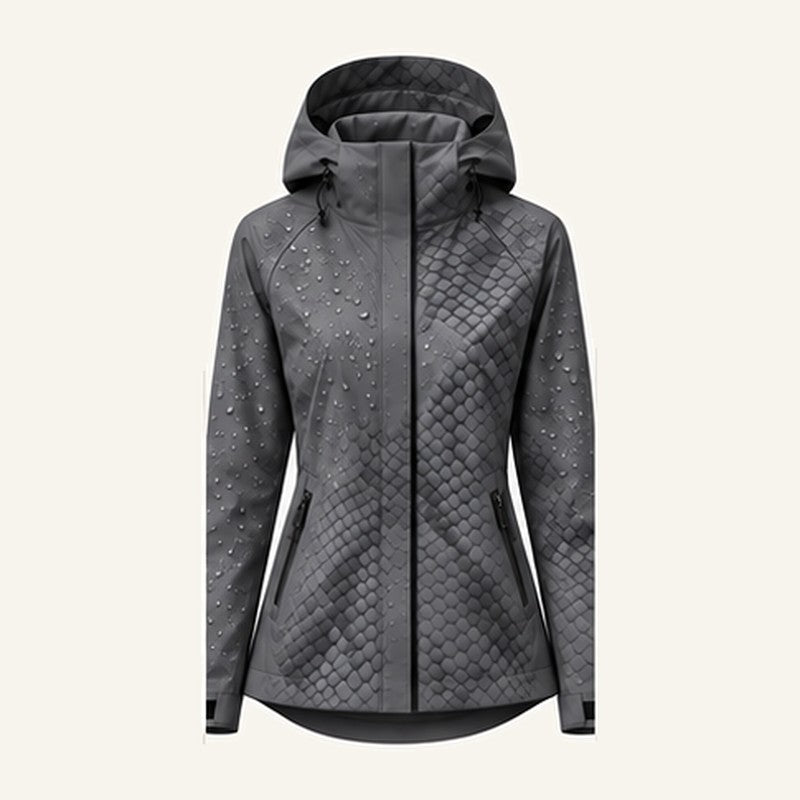 Storm Shell — Python, Charcoal — wet, print revealed