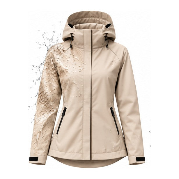 Storm Shell — Python, Ivory Sand — print revealed by water