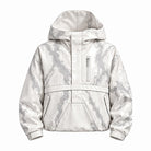 Storm Anorak — Silver Coon Winter, Frost Ivory — wet, print revealed