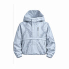 Storm Anorak — Silver Coon Winter, Ice Blue — wet, print revealed