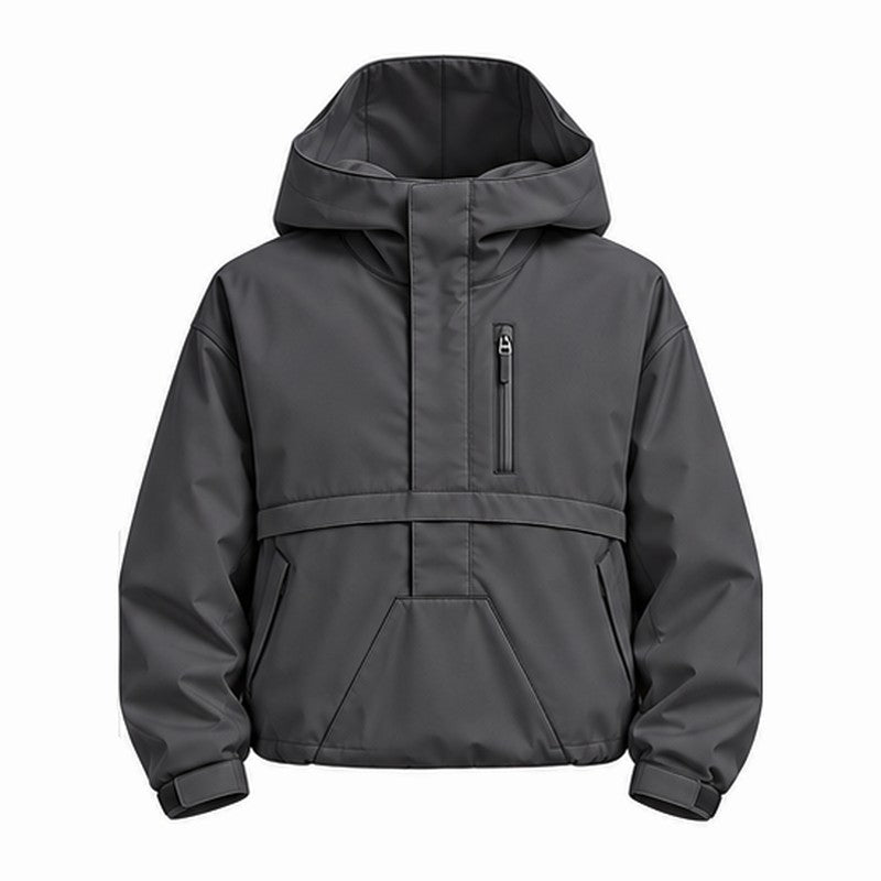 Storm Anorak — Silver Coon Winter, Winter Charcoal — dry