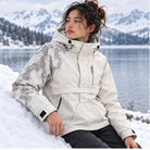Storm Anorak — Silver Coon Winter, Frost Ivory — worn outdoors