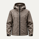 Storm Shell — Crocodile, Sand Beige — wet, print revealed