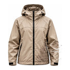 Storm Shell — Crocodile, Sand Beige — print revealed by water