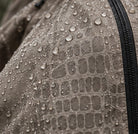 Storm Shell — Crocodile, Warm Greige — worn outdoors