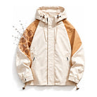 Storm Shell — Giraffe, Ivory Camel — print revealed by water