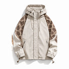 Storm Shell — Giraffe, Stone Taupe — wet, print revealed