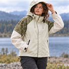 Storm Shell — Giraffe, Dusty Olive — worn outdoors