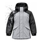 Storm Shell — Husky, Arctic Charcoal — print revealed by water