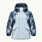 Storm Shell — Husky, Frost Blue — wet, print revealed