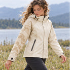 Storm Shell — Maine Coon, Cream — worn outdoors