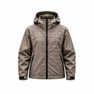Storm Shell — Crocodile, Sand Beige — wet, print revealed