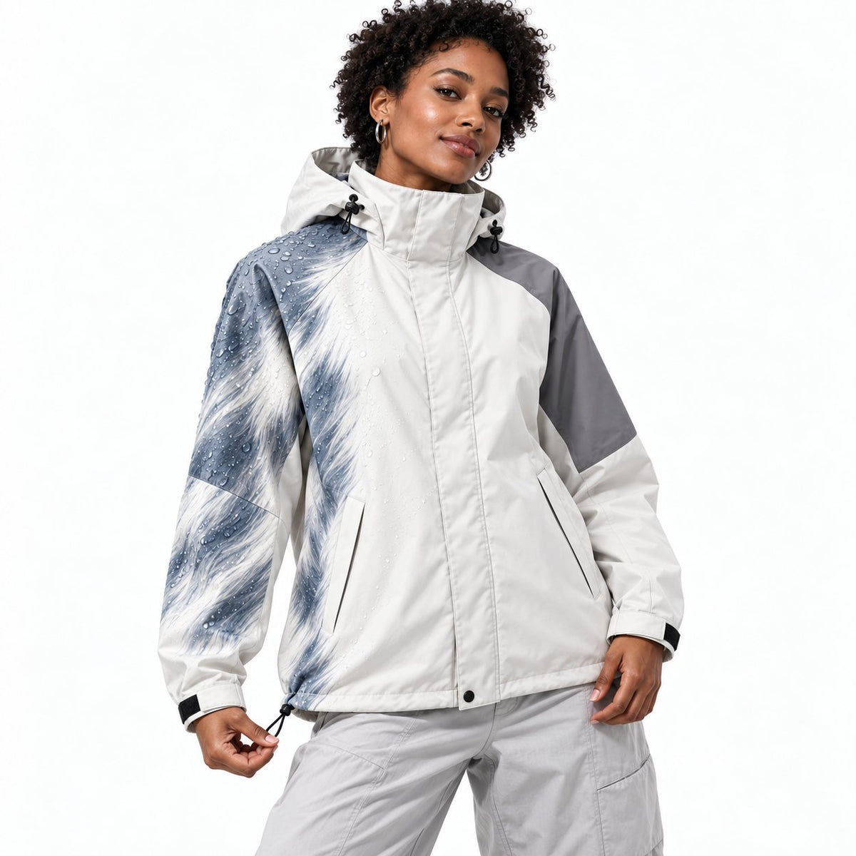 Storm Shell — Fox, Arctic Fox — worn outdoors