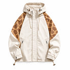 Storm Shell — Giraffe, Ivory Camel — wet, print revealed