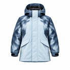 Storm Shell — Husky, Frost Blue — wet, print revealed