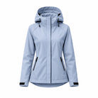 Storm Shell — Leopard, Powder Blue — dry
