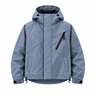 Storm Shell — Python 2, Powder Blue — wet, print revealed