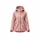 Storm Shell — Python, Blush Rose — wet, print revealed