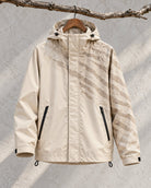 Storm Shell — Tiger, Ivory — worn outdoors