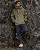 Storm Shell — Tiger, Olive — worn outdoors
