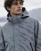 Storm Shell — Tiger, Slate — worn outdoors