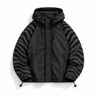 Storm Shell — Zebra, Black — wet, print revealed