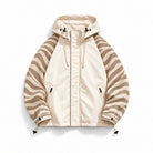 Storm Shell — Zebra, Ivory — wet, print revealed