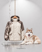 Storm Shell Husky — Sand Husky — in water, with the husky (post 48)