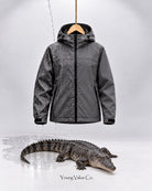 Storm Shell Crocodile — Charcoal — in water, with the crocodile (post 51)