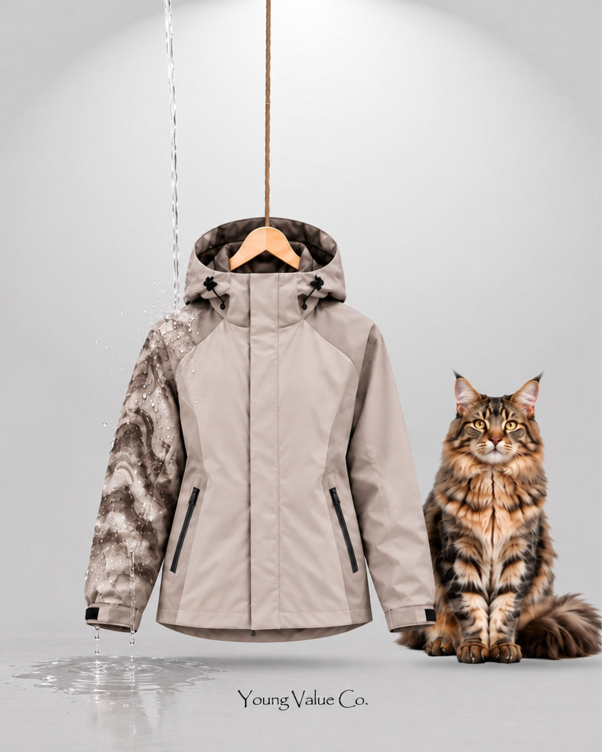 Storm Shell Maine Coon — Brown Tabby — in water, with the maine coon (post 56)