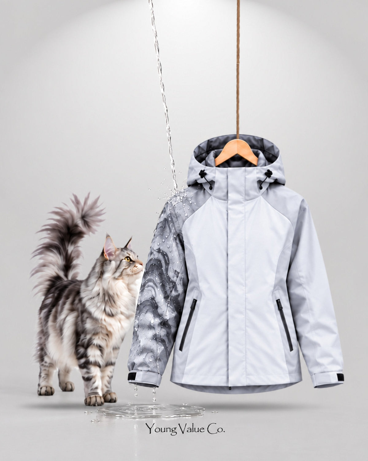 Storm Shell Maine Coon — Silver Smoke — in water, with the maine coon (post 57)