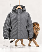 Storm Shell Lion — Slate Gray — in water, with the lion (post 72)
