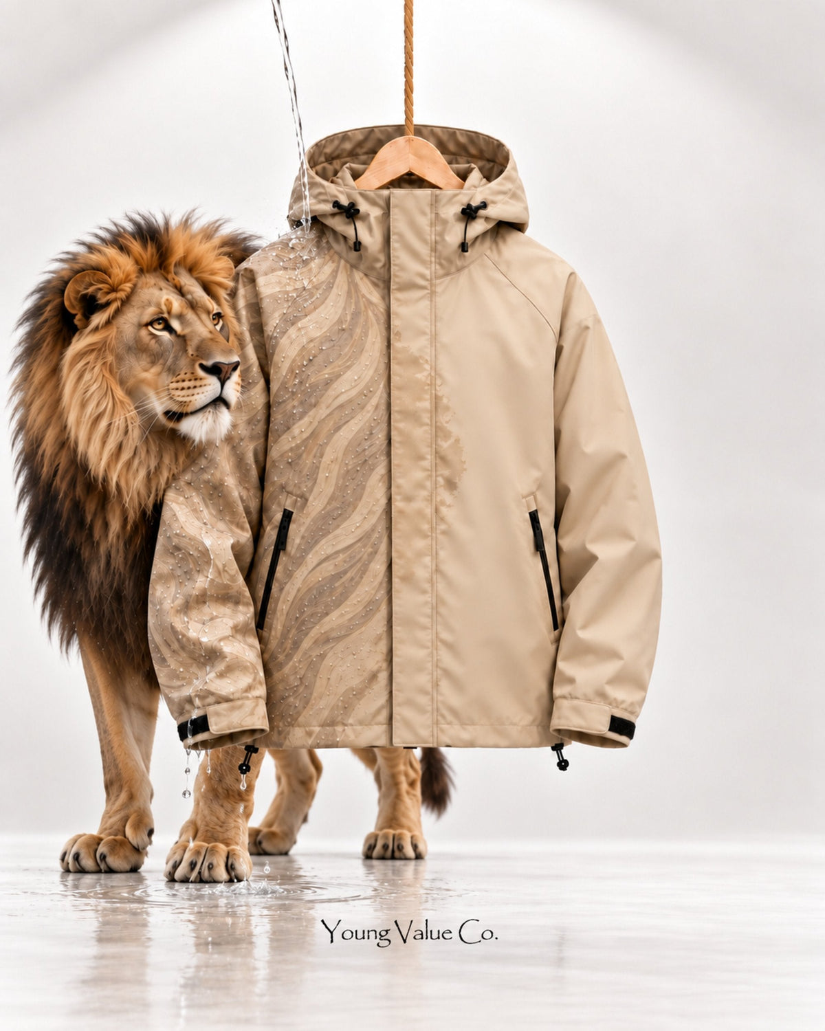 Storm Shell Lion — Sandstone — in water, with the lion (post 73)