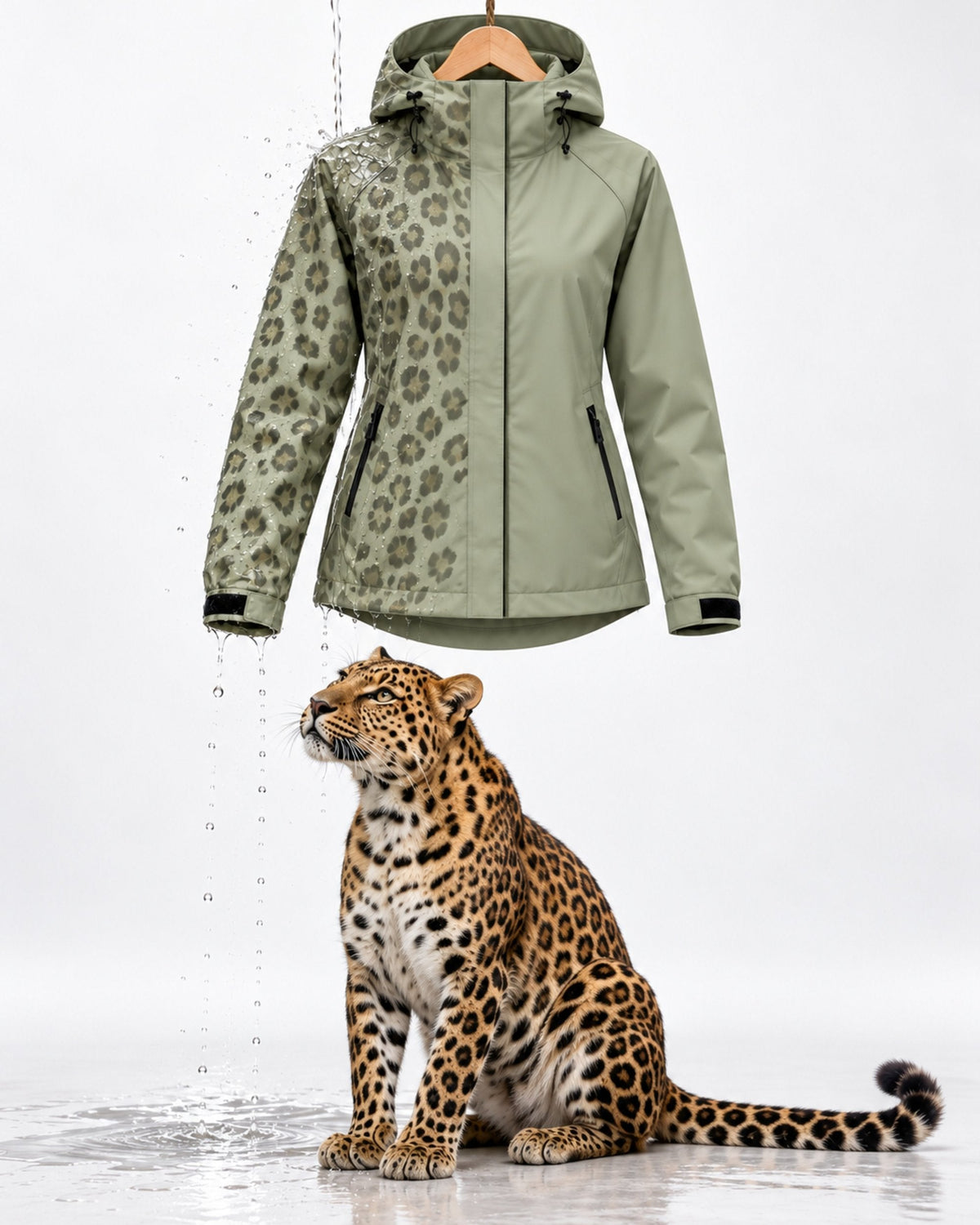 Storm Shell Leopard — Sage — in water, with the leopard (post 77)