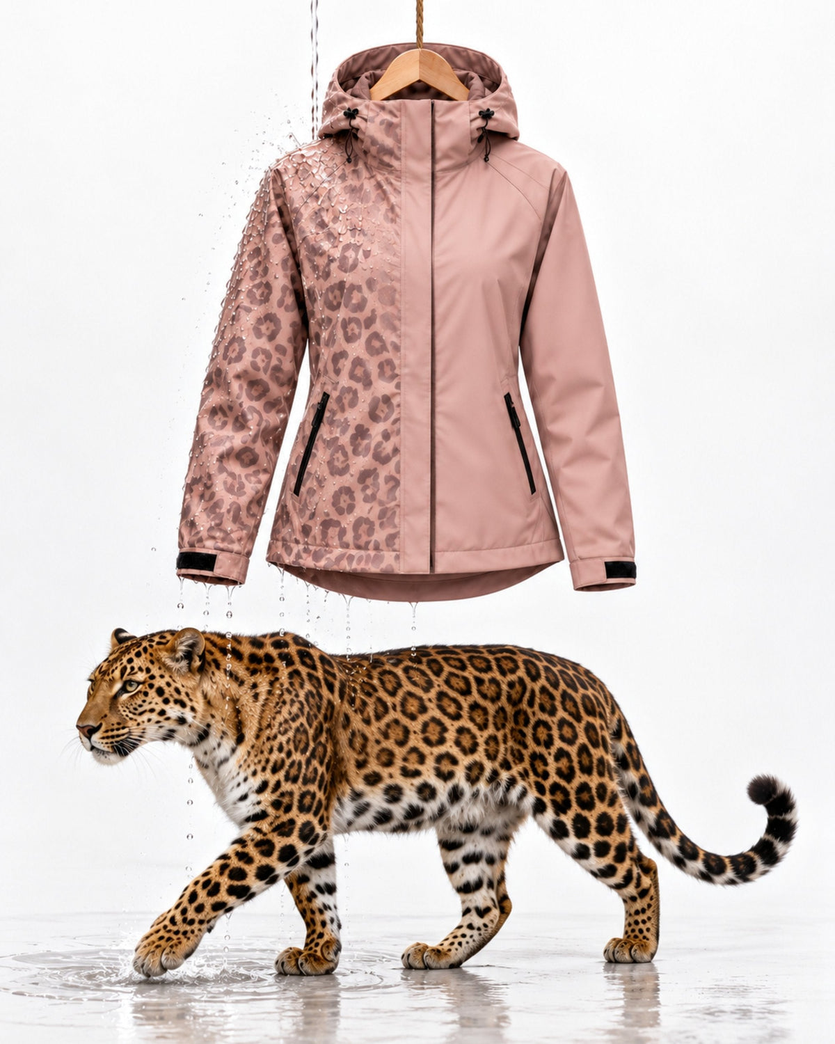 Storm Shell Leopard — Apricot — in water, with the leopard (post 78)