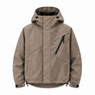 Storm Shell — Python 2, Warm Taupe — wet, print revealed