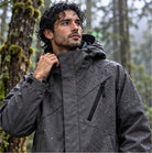 Storm Shell — Python, Charcoal — worn outdoors