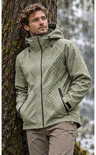 Storm Shell — Python, Dusty Sage — worn outdoors