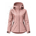 Storm Shell — Python, Blush Rose — print revealed by water