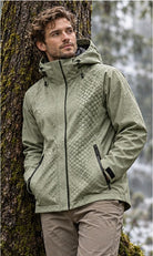 Storm Shell — Python, Dusty Sage — worn outdoors
