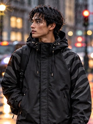Young Value Co. — zebra black city rain 34