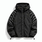 Storm Shell — Zebra, Black — wet, print revealed