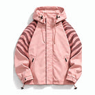 Storm Shell — Zebra, Pink — wet, print revealed